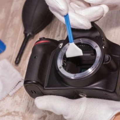 Sensorreinigung einer Kamera
