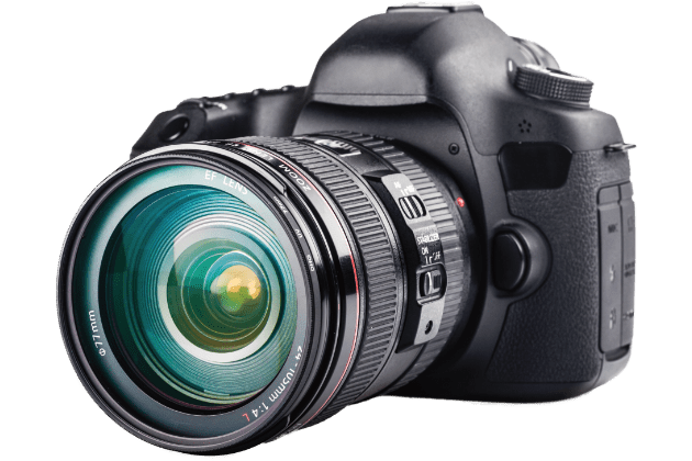 Spiegelreflexkamera zur Reinigung und Wartung